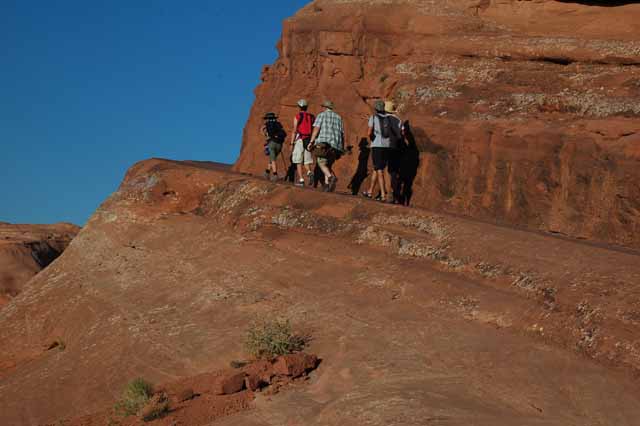 Delicate Arch - the trail